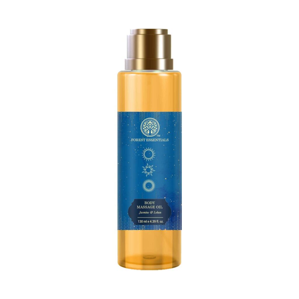 Forest Essentials Body Jasmine and Loban Ayurvedic For Nourishing Skin Massage Oil (130 ml) - Forest Essentials