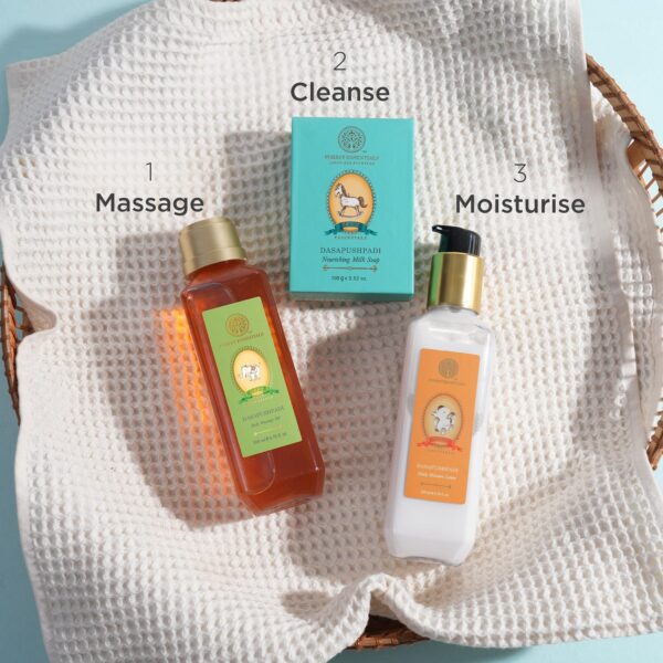 Forest Essentials Dasapushpadi Baby Body Massage Oil (200ml) - Forest Essentials