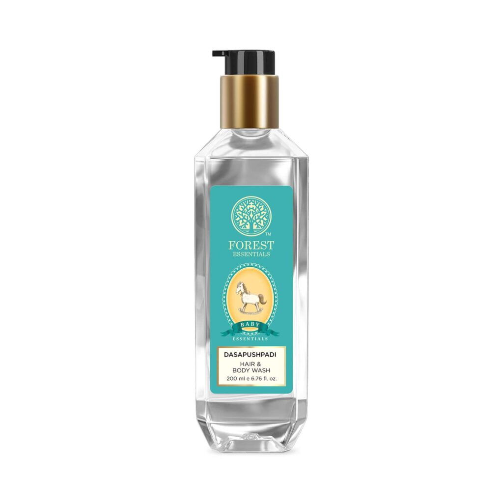 Forest Essentials Dasapushpadi Baby Hair & Body Wash (200ml) - Forest Essentials