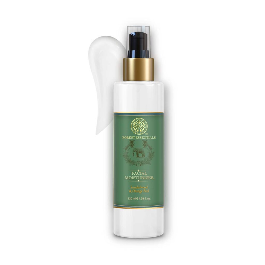 Forest Essentials Hydrating Facial Moisturiser with SPF 30 PA++ Sandalwood & Orange Peel (130ml) - Forest Essentials