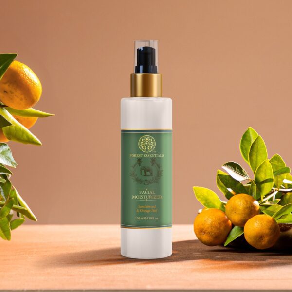 Forest Essentials Hydrating Facial Moisturiser with SPF 30 PA++ Sandalwood & Orange Peel (130ml) - Forest Essentials