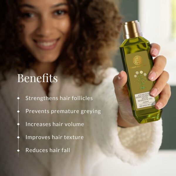 Forest Essentials Japapatti Ayurvedic Herb Enriched Head Massage Hair Oil (200ml) - Forest Essentials
