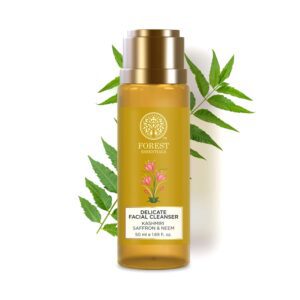 Forest Essentials Kashmiri Saffron & Neem Delicate Facial Cleanser (50ml) - Forest Essentials