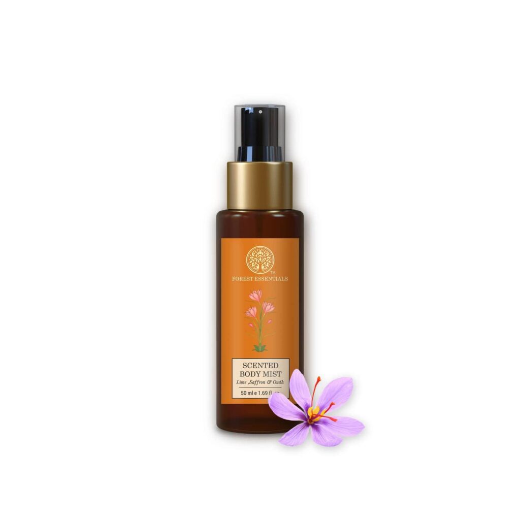 Forest Essentials Lime Saffron & Oudh Body Mist (50 ml) - Forest Essentials