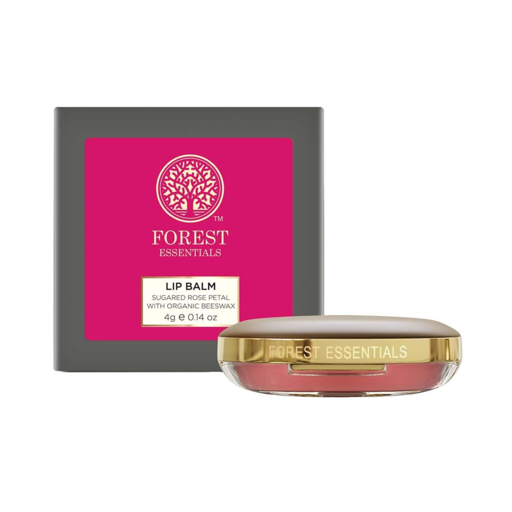 Forest Essentials Luscious Sugared Rose Petal Lip Balm (4g) - Forest Essentials