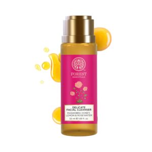 Forest Essentials Mashobra Honey Lemon & Rosewater Delicate Facial Cleanser (50ml) - Forest Essentials