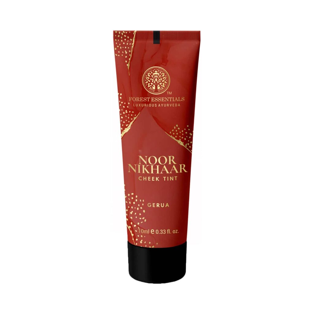 Forest Essentials Noor Nikhaar Cheek Tint Blush - Gerua (10ml) - Forest Essentials