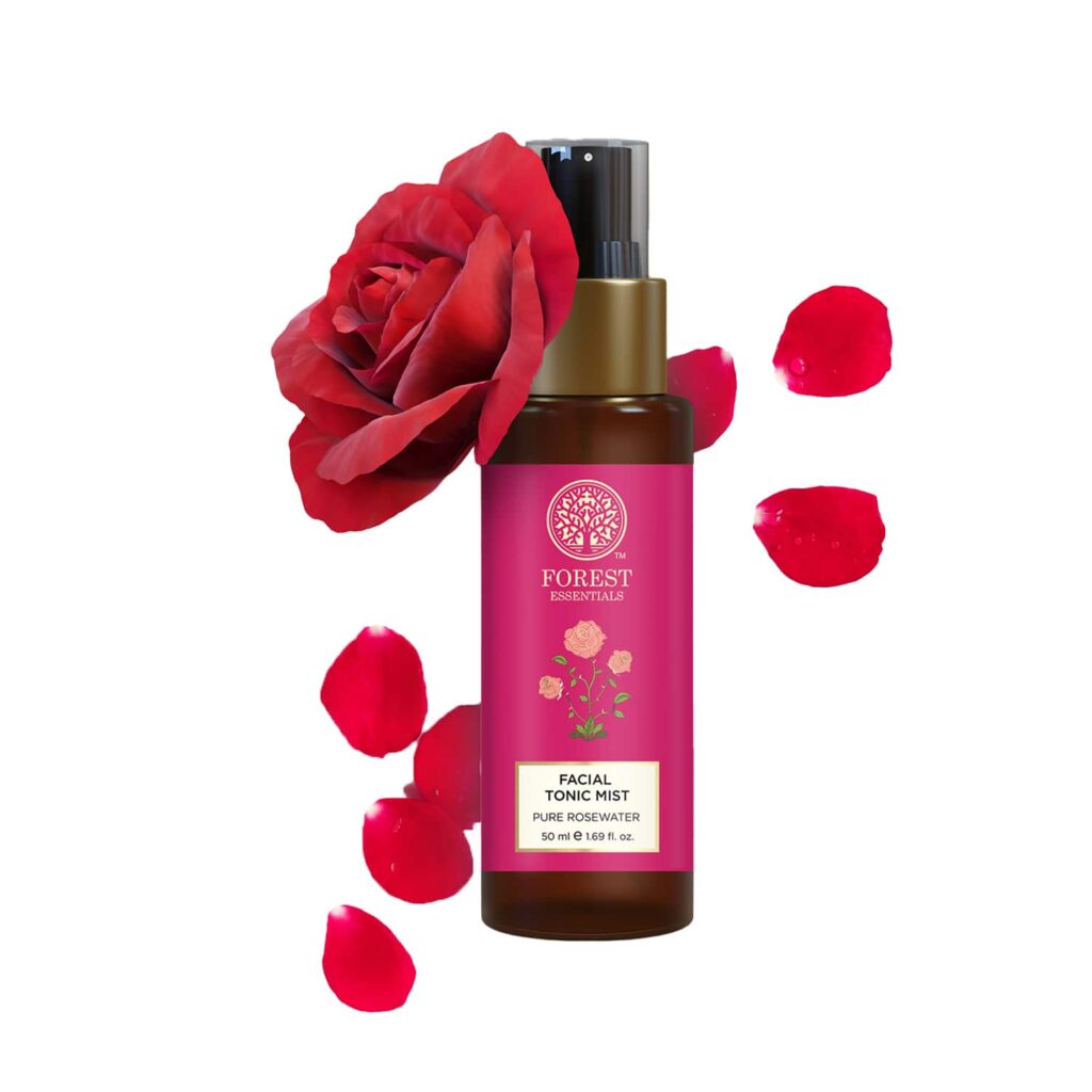 Forest Essentials Pure Rosewater Facial Tonic Mist (50ml) - Forest Essentials