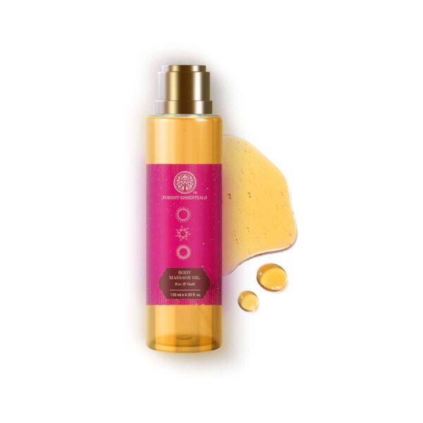 Forest Essentials Rose and Oudh Ayurvedic For Nourishing Skin Massage Oil (130 ml) - Forest Essentials