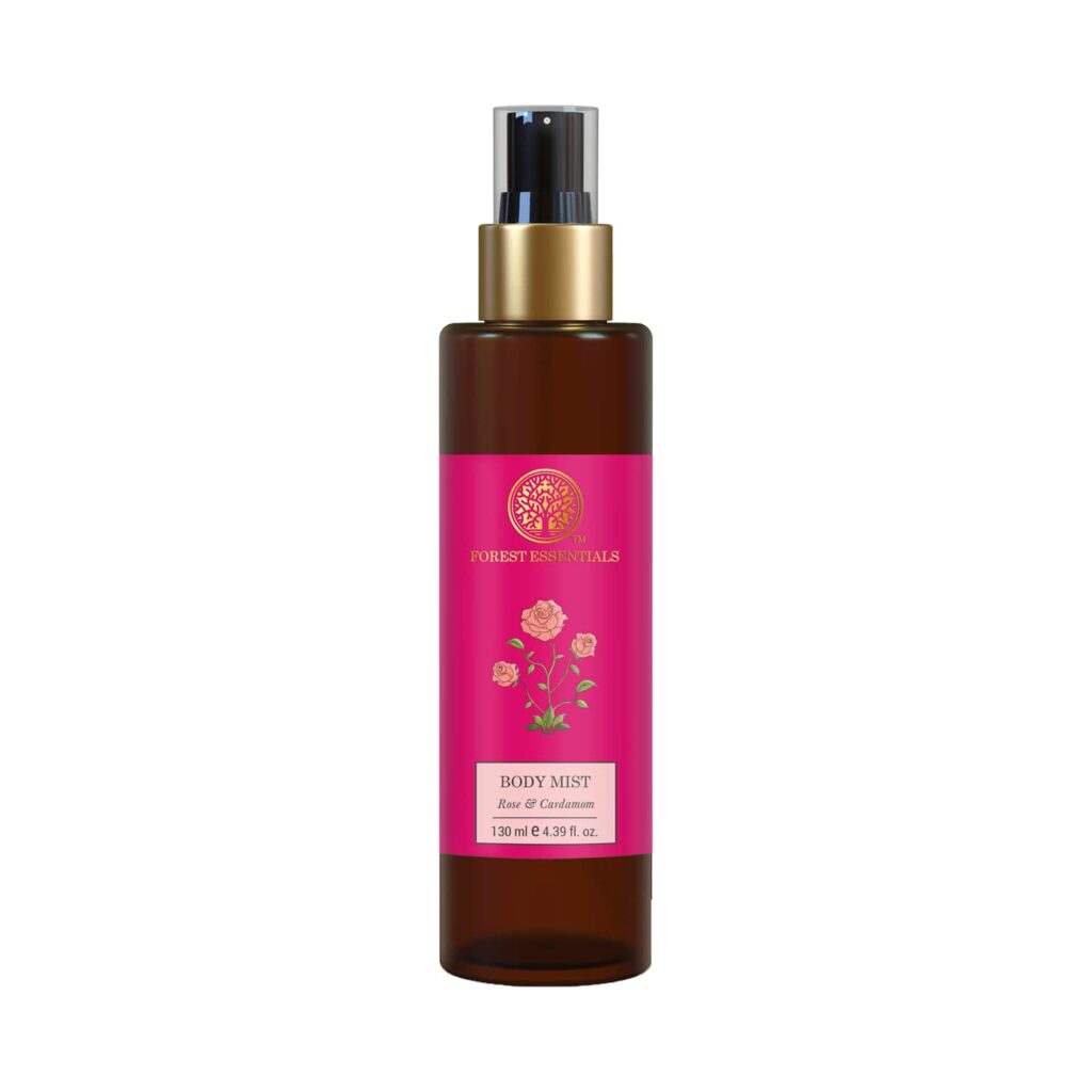 Forest Essentials Rose & Cardamom Body Mist (130ml) - Forest Essentials