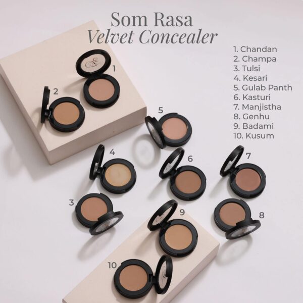 Forest Essentials Som Rasa Velvet Concealer - Kasturi (3.2g) - Forest Essentials