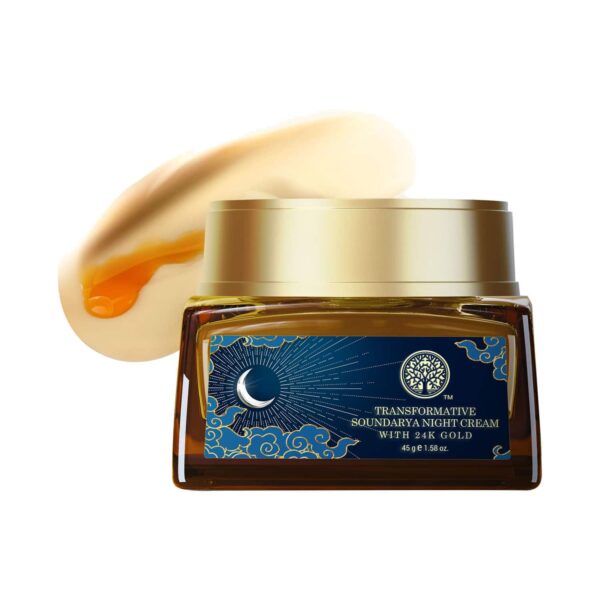 Forest Essentials Transformative Soundarya Night Cream With 24K Gold (45 g) - Forest Essentials