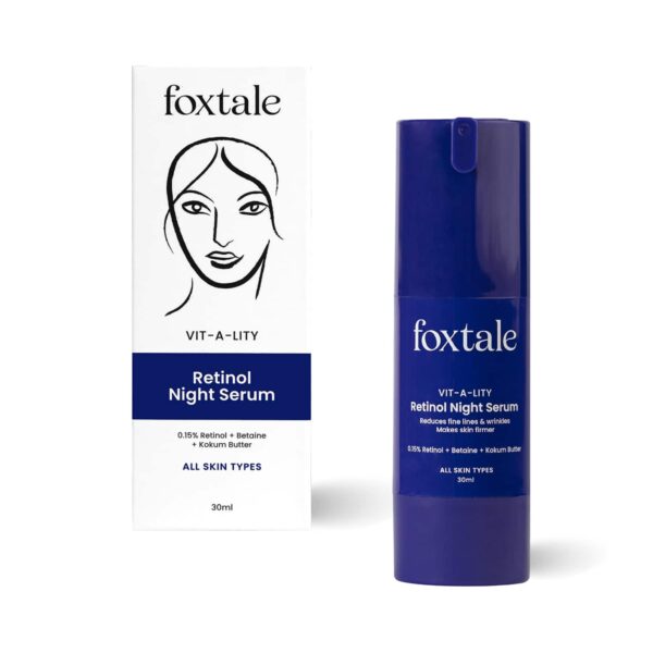 Foxtale 0.15% Encapsulated Retinol Night Serum (30ml) - Foxtale