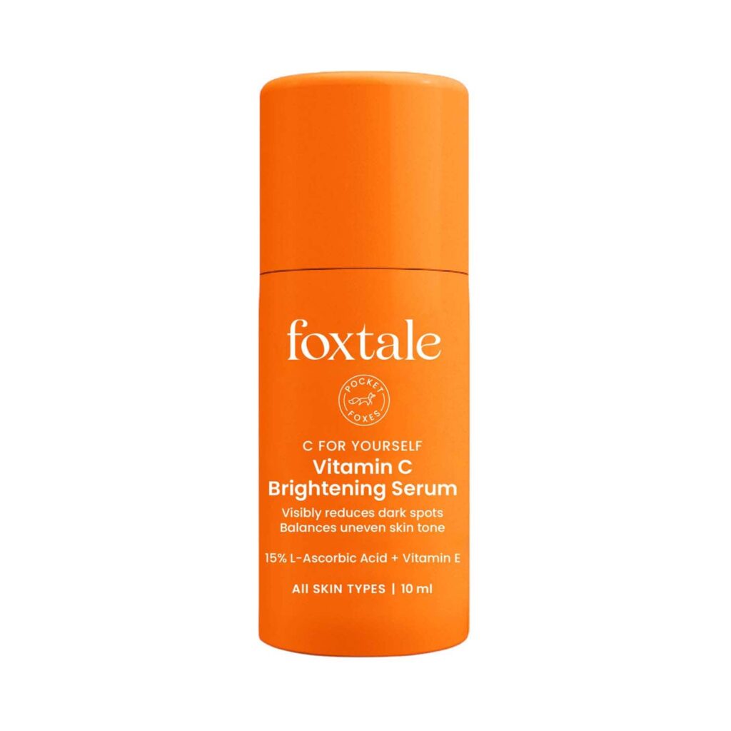 Foxtale 15% Vitamin C Face Serum For Glowing Dull Skin (10 ml) - Foxtale