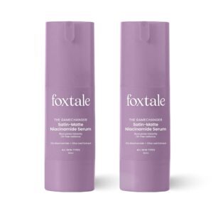 Foxtale 5% Niacinamide Face Serum With Olive Leaf Extract (30ml) Pack of 2 Combo - Foxtale