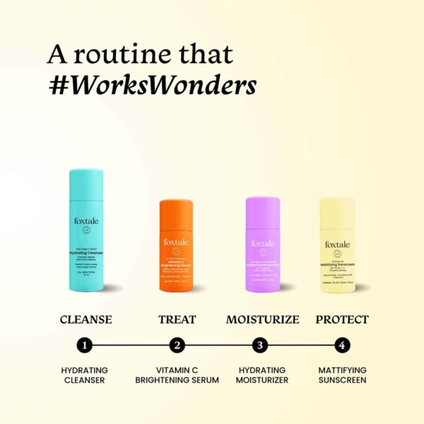 Foxtale Dewy Sunscreen SPF 70 PA++++ With Niacinamide + Provitamin B5 + Vitamin E (15 ml) - Foxtale