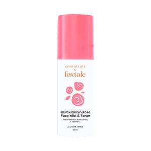 Foxtale Essentials Multivitamin Rose Mist & Toner With Niacinamide, Rose Extract (100ml) - Foxtale