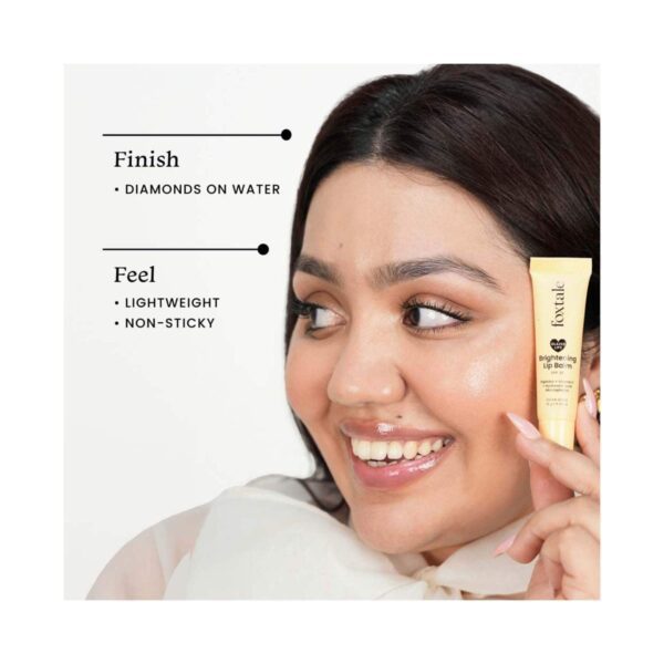 Foxtale Glazed Lips Brightening Lip Balm - Clear Glaze (12 g) - Foxtale