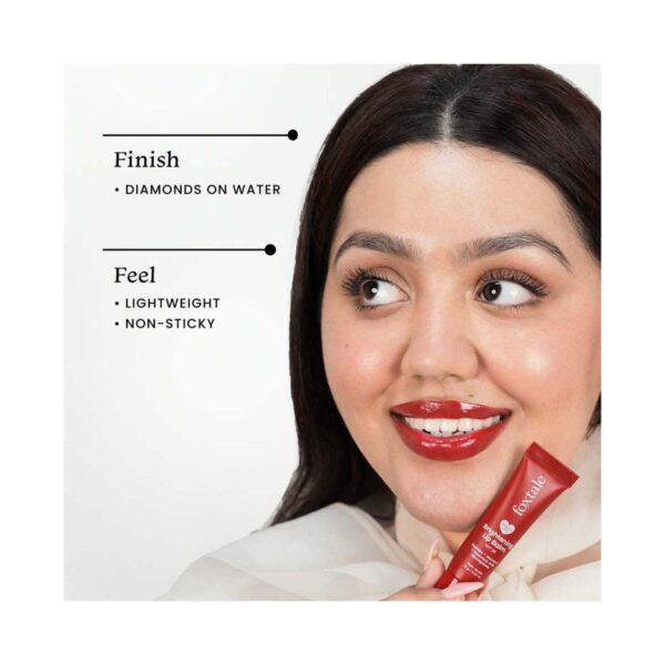 Foxtale Glazed Lips Brightening Lip Balm - Ruby Glaze (12 g) - Foxtale