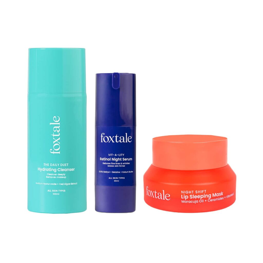 Foxtale Midnight Reset Combo Cleanse, Repair & Restore Overnight - Foxtale