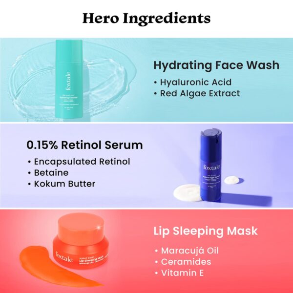 Foxtale Midnight Reset Combo Cleanse, Repair & Restore Overnight - Foxtale