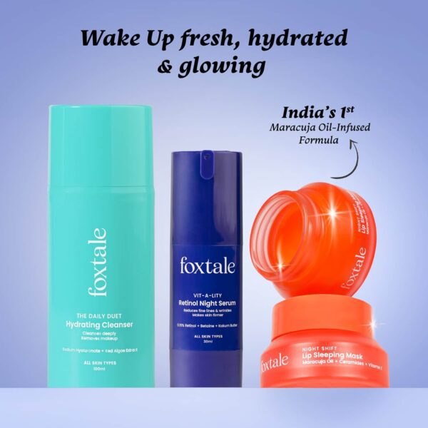 Foxtale Midnight Reset Combo Cleanse, Repair & Restore Overnight - Foxtale