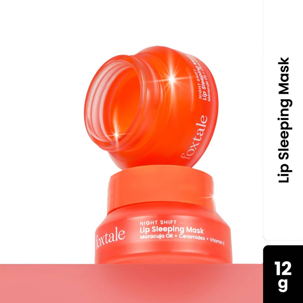 Foxtale Night Shift Lip Sleeping Mask With Ceramides & Maracuja Oil (12 g) - Foxtale