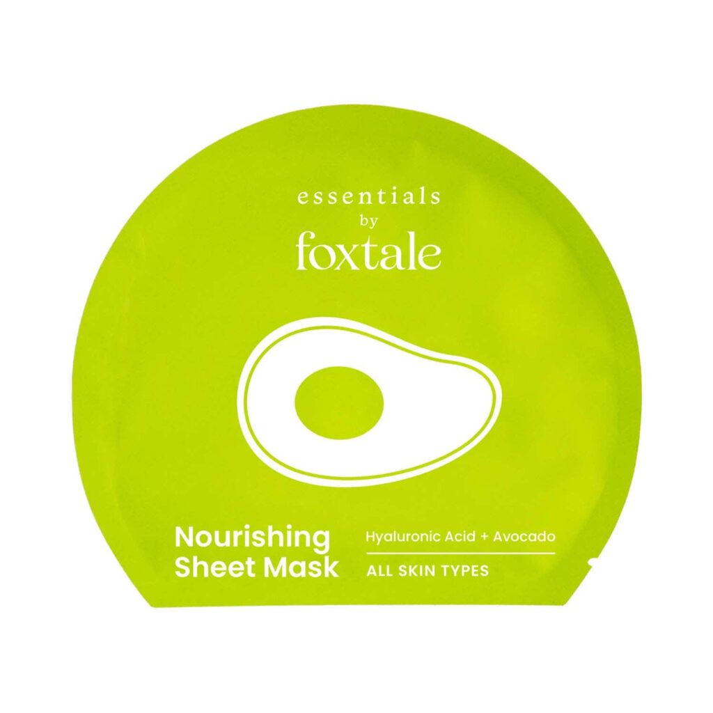 Foxtale Nourishing Sheet Mask With Hyaluronic Acid And Avocado (26g) - Foxtale