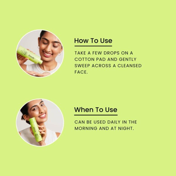 Foxtale Smooth Talk Exfoliating Facial Toner 5% Lactic Acid + Hyaluronic Acid + Niacinamide (150 ml) - Foxtale