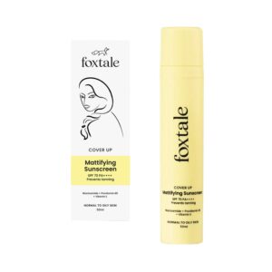 Foxtale SPF 70 Gel Cream Sunscreen for Oily Skin with  PA++++ & Niacinamide (50 ml) - Foxtale