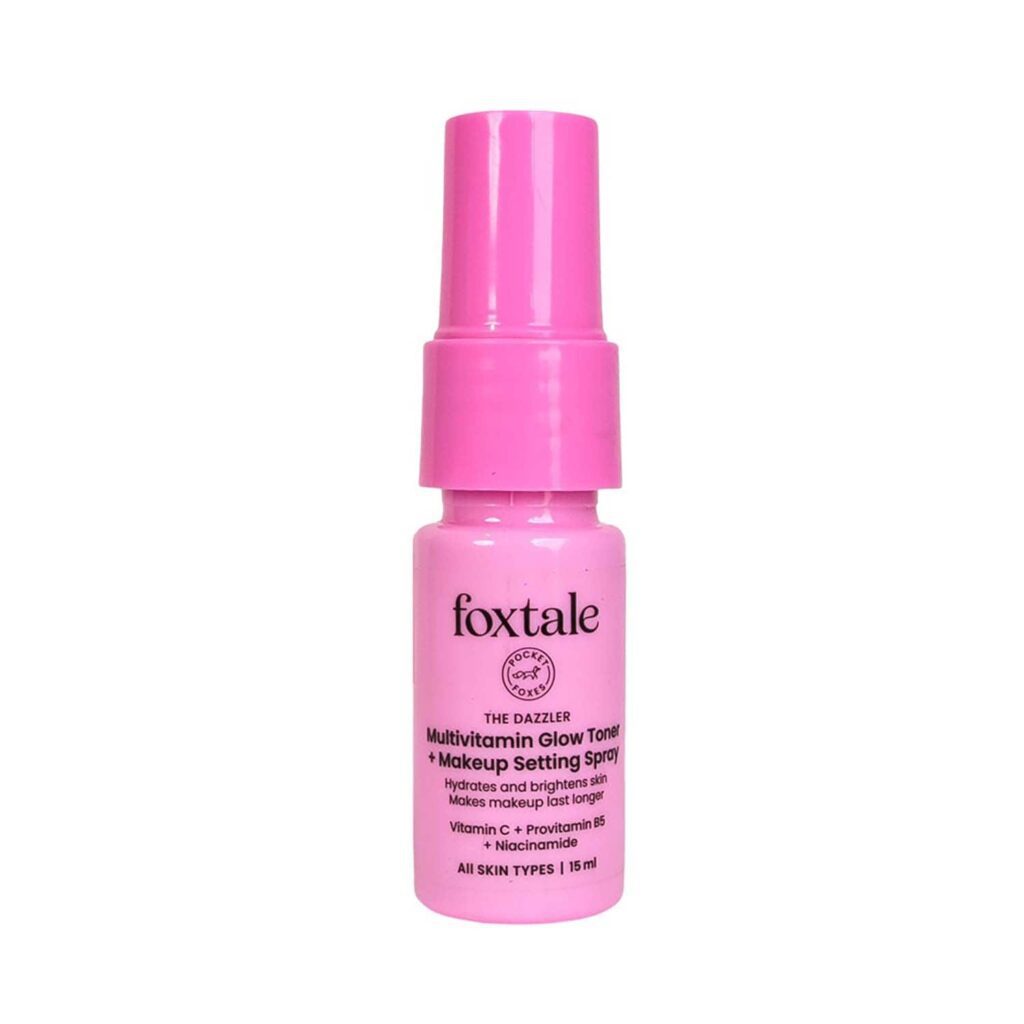 Foxtale The Dazzler Multivitamin Glow Toner + Makeup Setting Spray (15 ml) - Foxtale