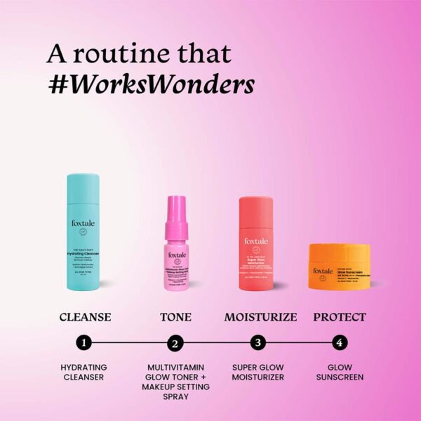 Foxtale The Dazzler Multivitamin Glow Toner + Makeup Setting Spray (15 ml) - Foxtale