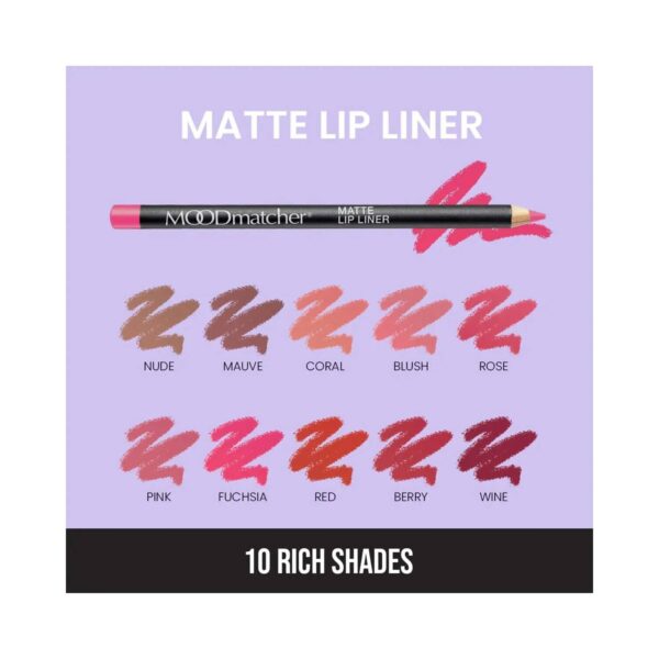 Fran Wilson Moodmatcher Matte Lip Liner - Mauve (1g) - Fran Wilson Moodmatcher