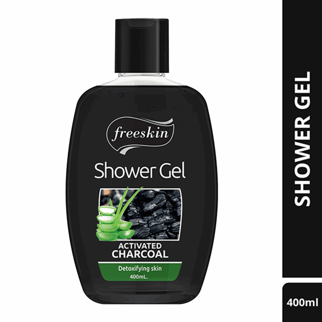 Freeskin Charcoal Activated Shower Gel (400ml) - Freeskin