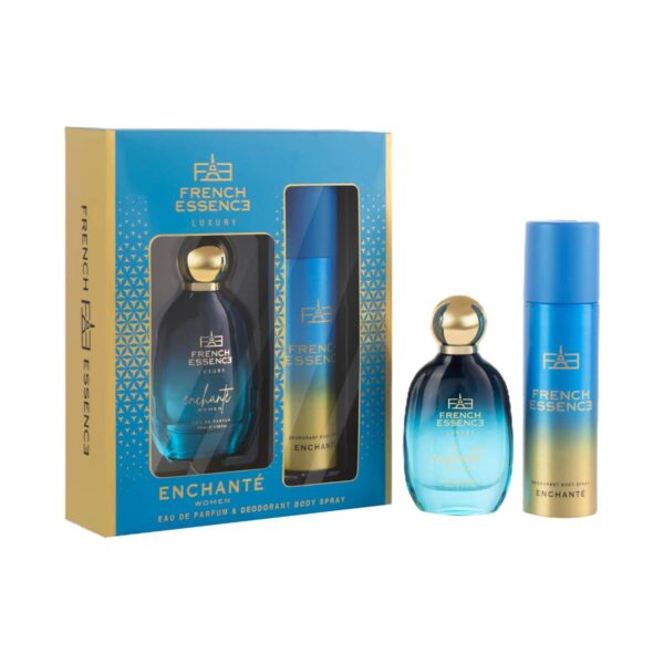 FRENCH ESSENCE Enchante Perfume (60 ml) & Deodorant (150 ml) Luxury Gift Set For Men (2 pcs) - FRENCH ESSENCE