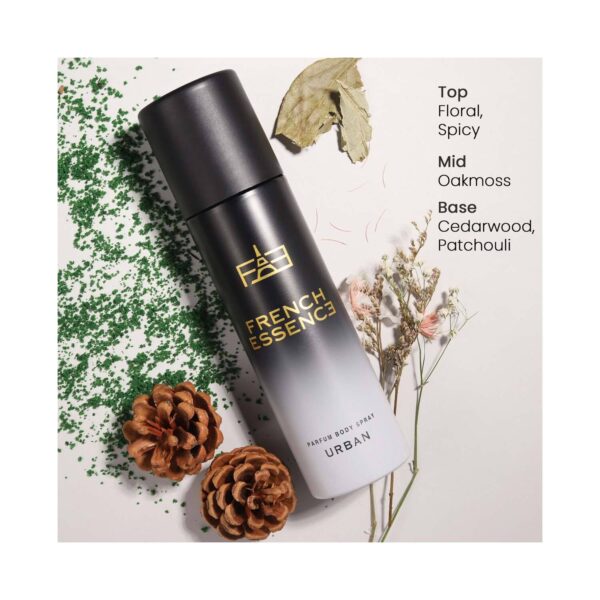 FRENCH ESSENCE Urban No Gas Deodorant (120 ml) - FRENCH ESSENCE
