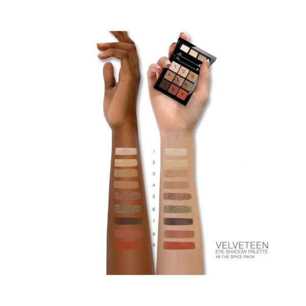 GA-DE Velveteen Eyeshadow Palette - 49 Spice Rack (8.1g) - GA-DE