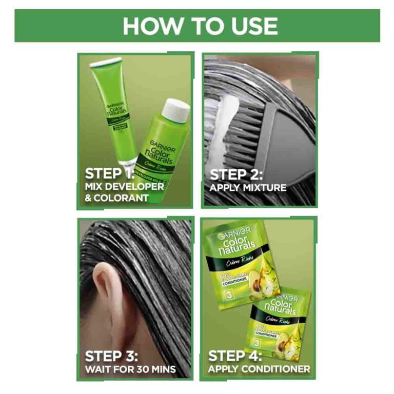 Garnier Color Naturals Creme Hair Color - Shade 1 Natural Black (70ml + 60g) - Garnier