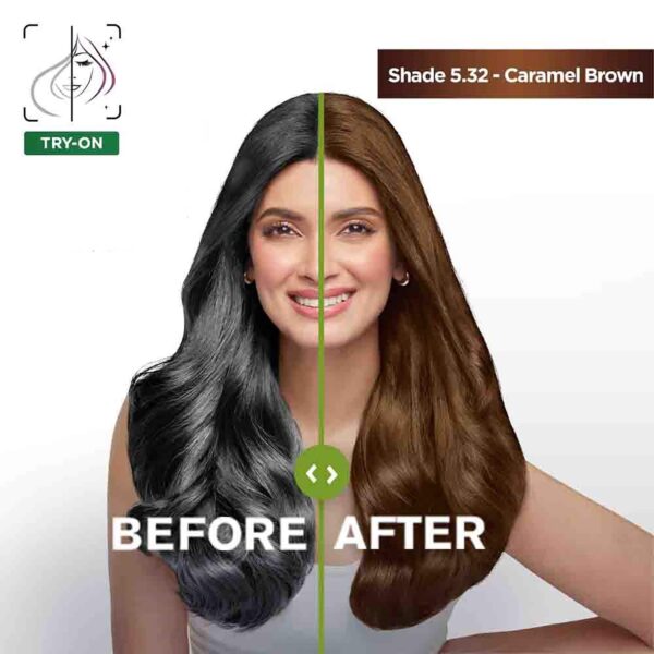 Garnier Color Naturals Creme Hair Color - Shade 5.32 Caramel Brown (70ml + 60g) - Garnier