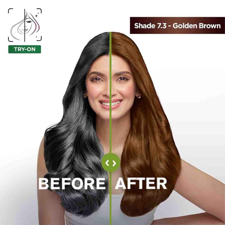 Garnier Color Naturals Creme Riche Hair Color - Shade 7.3 Golden Brown (55ml + 50g) - Garnier