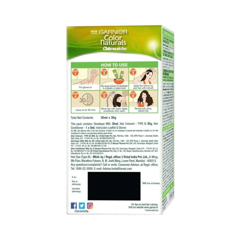 Garnier Color Naturals Mini Creme Hair Color - Shade 5.32 Caramel Brown (35ml + 30g) - Garnier
