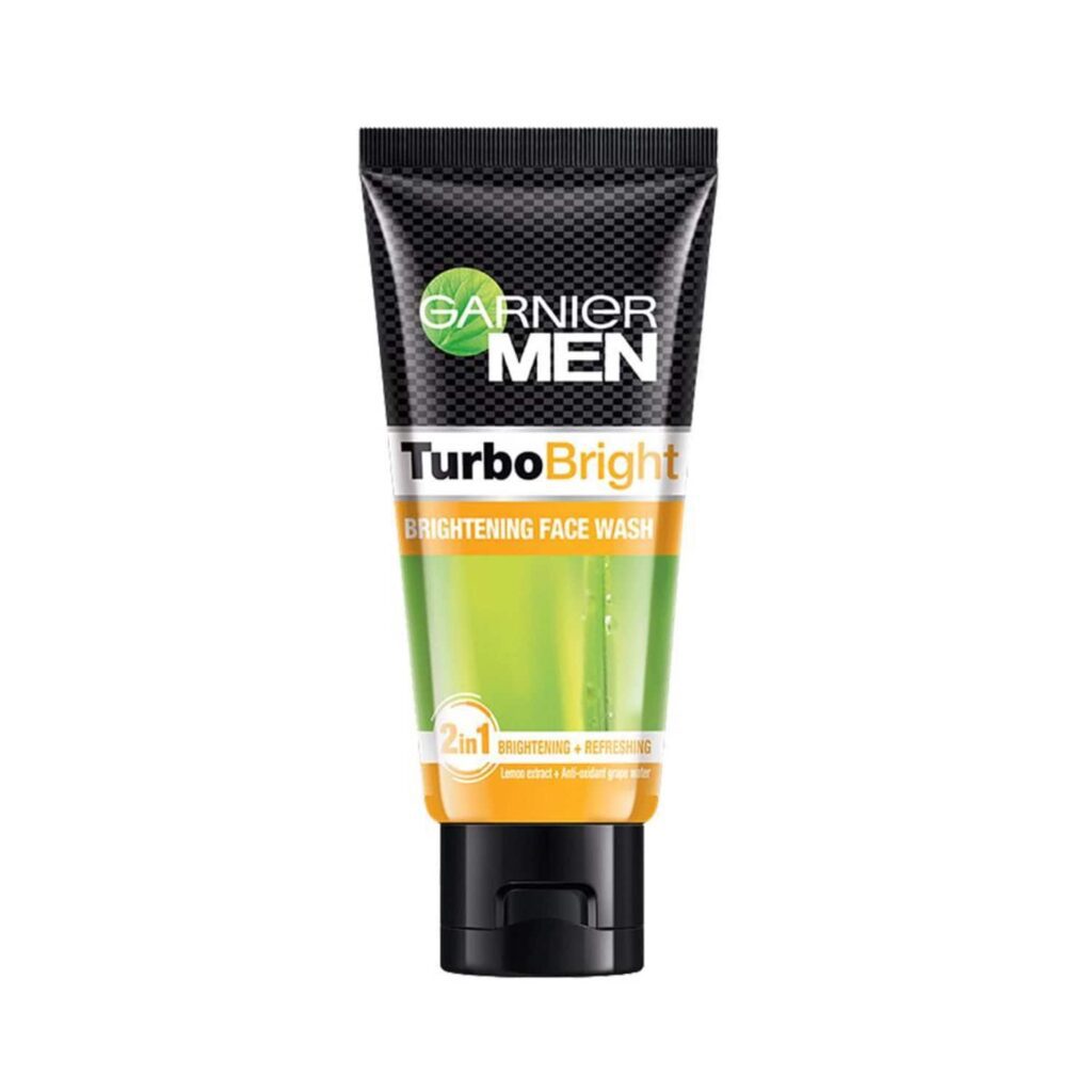 Garnier Men Turbo Bright Brightening Face Wash (50g) - Garnier