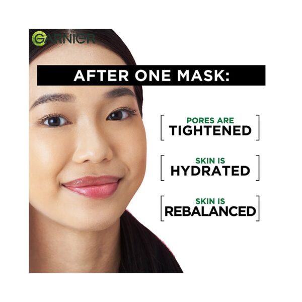 Garnier Skin Naturals Charcoal And Bright Complete Sheet Mask Combo - (5 Pcs) - Garnier