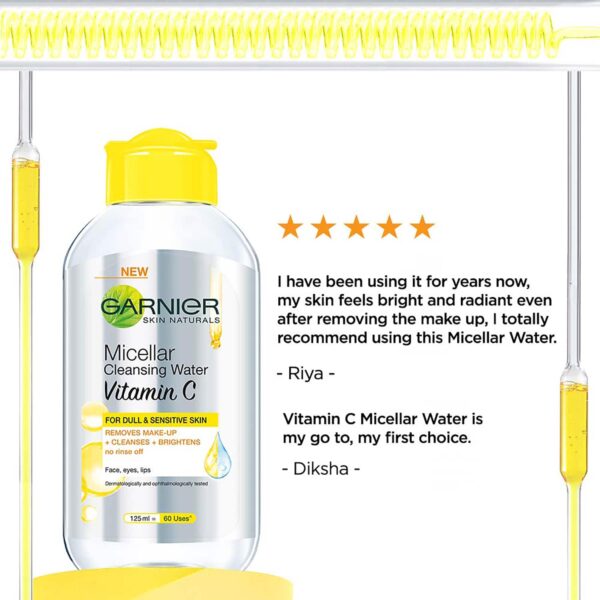 Garnier Vitamin C Micellar Water (125ml) - Garnier