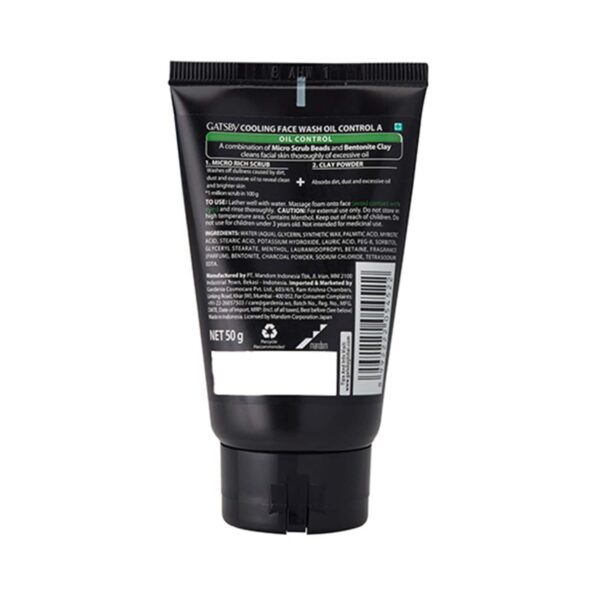 Gatsby Cooling Oil Control Face Wash (50g) - Gatsby