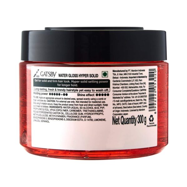 Gatsby Level 7 Hard Set & Hair Spray , Gloss Hyper Solid, Hard Set & Keep Hair Spray Combo - Gatsby