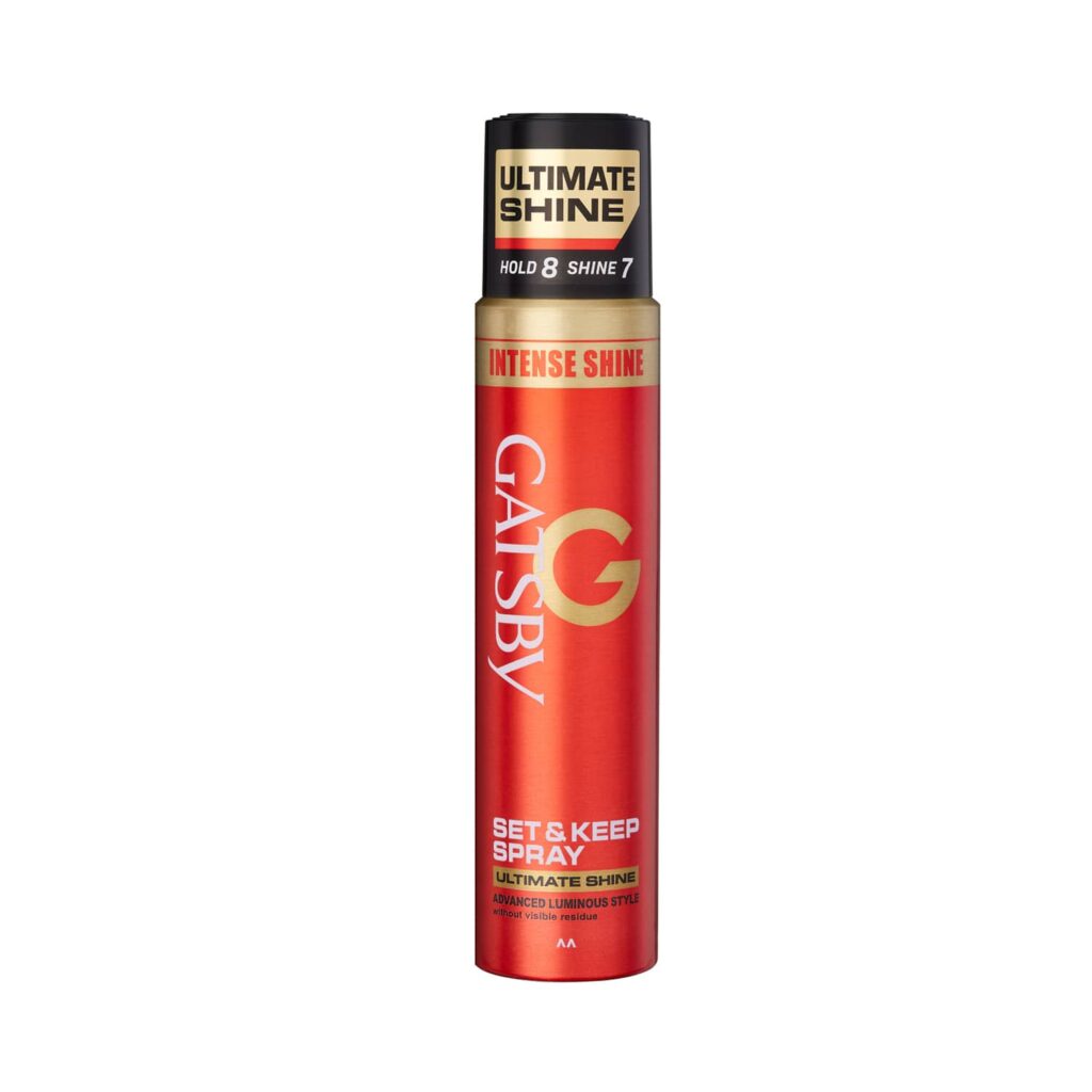 Gatsby Set & Keep Hair Spray - Ultimate Shine (250ml) - Gatsby