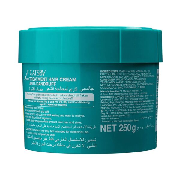Gatsby Treatment Anti Dandruff Hair Cream (250g) - Gatsby