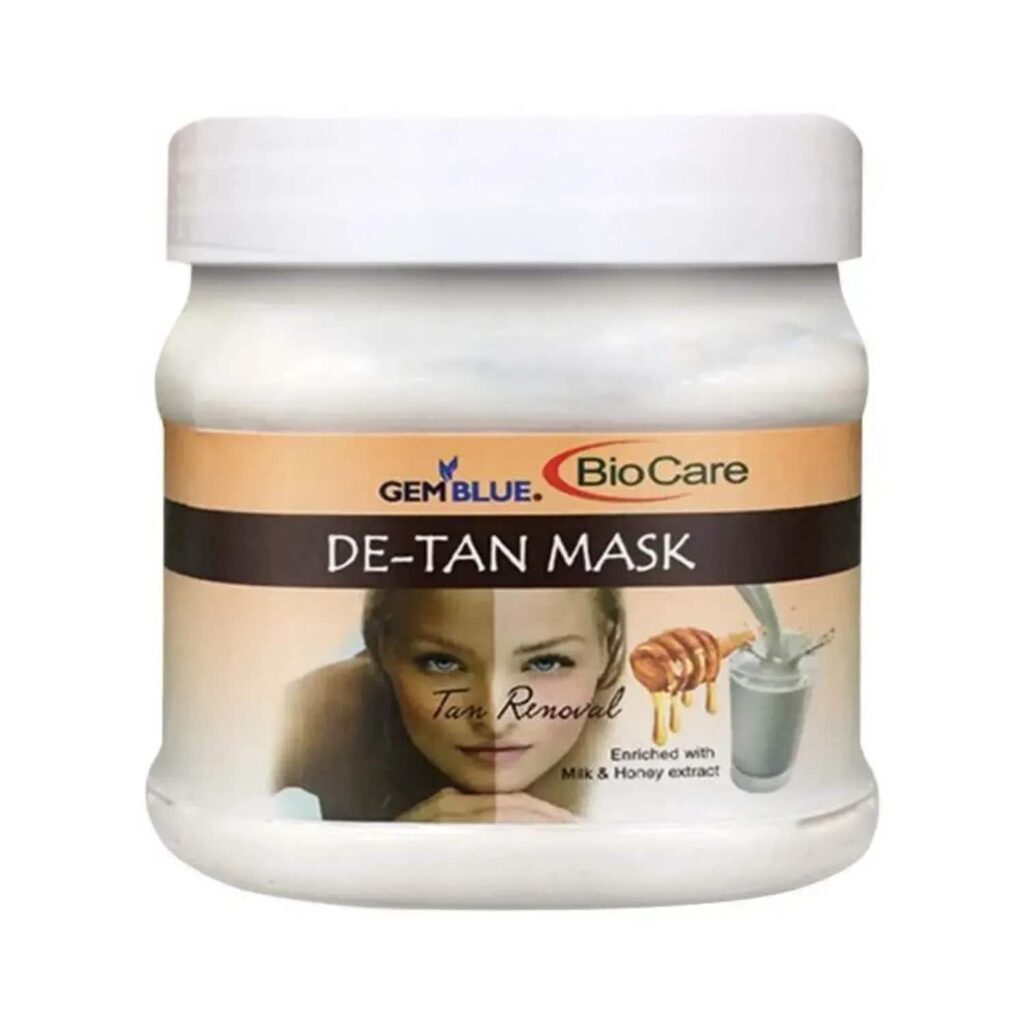 Gemblue Biocare De Tan Face Mask - (500ml) - Gemblue Biocare