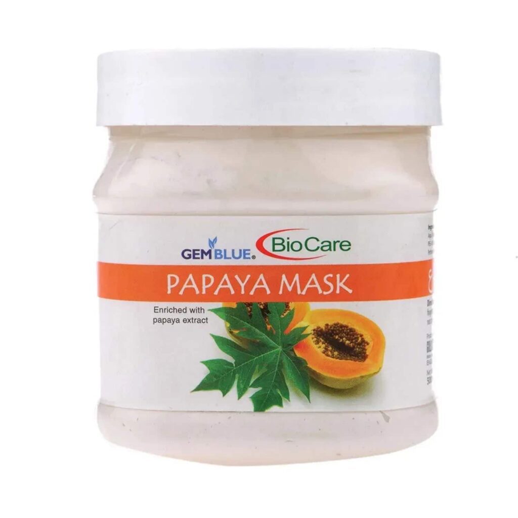 Gemblue Biocare Papaya Face Mask - (500ml) - Gemblue Biocare